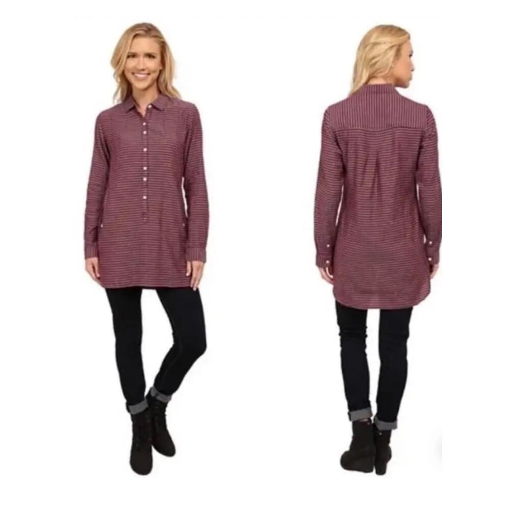 Toad & Co. Mixologist Tunic Tyrian Purple Size S